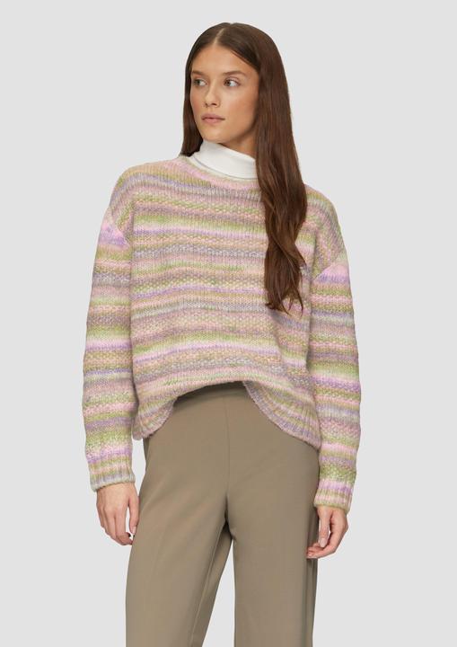 Immagine prodotto s.Oliver Strickpullover Ringel-Pullover im Boxy-Shape (40)