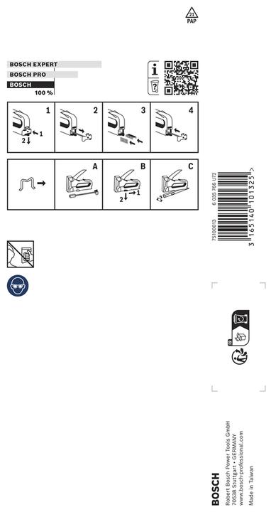Image du produit Bosch Professional Zubehör Agrafeuse manuelle HT 8