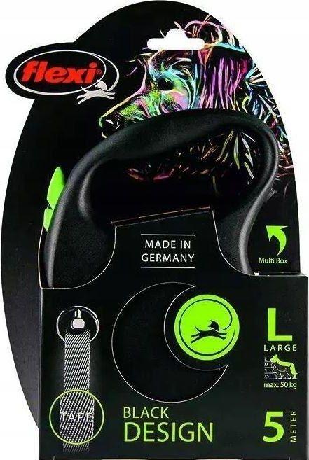 Productafbeelding Flexi Zwarte Designriem (L, Hond, Algemeen)