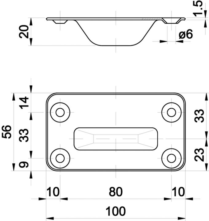 Produktbild MSL Bodenschliessmulden 1727 (1 Stk.)