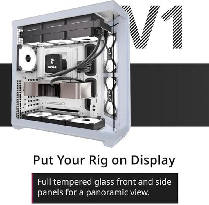 Image du produit APNX V1-W-BK-v1 (mATX, Mini-ITX)