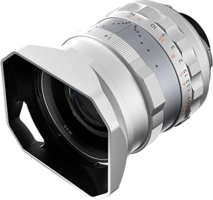 Image du produit Thypoch Full-frame Photography Lens Simera 28mm f1.4 for Leica M Mount - Focus Tab - Type ii -Silver (Leica M, Plein format)