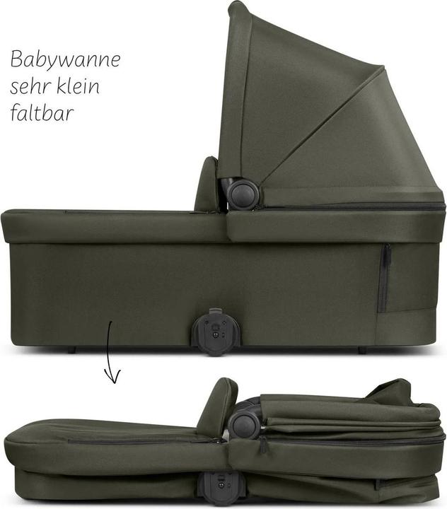 Actual product image ABC Design City Life Carrycot, Avocado