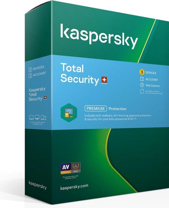 Kaspersky Total Security (3 User, 12 Monate)
