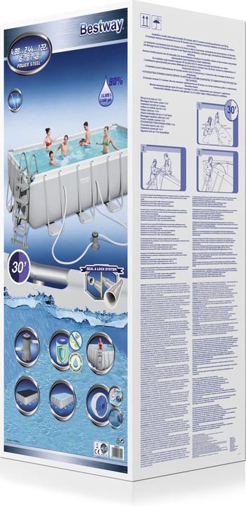 Produktbild Bestway Power Steel Set (488 x 244 x 122 cm)