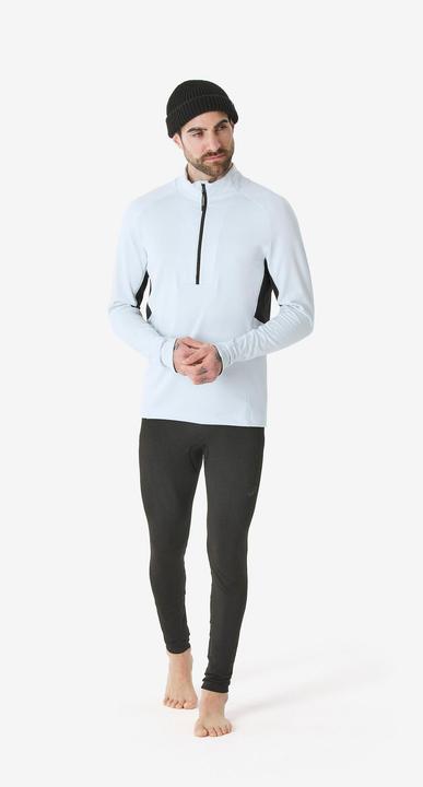 Actual product image Wedze Men's warm functional shirt 1/2 zip polyester (M)