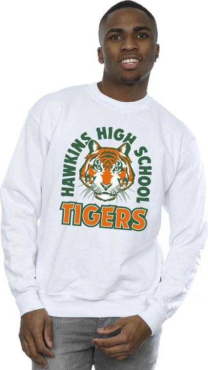 Immagine prodotto Netflix Stranger Things Hawkins Arch Tiger Felpa Uomo (4XL)