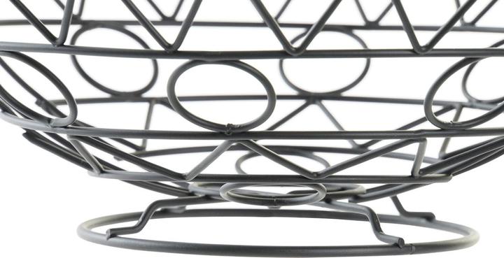 Produktbild DKD Home Decor Obstschale Schwarz Metall Aluminium Geometrisch 28 x 28 x 10 cm