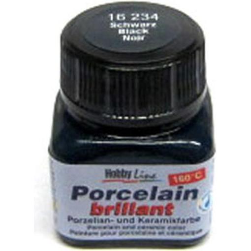 Kreul, Künstlerfarbe + Bastelfarbe, Glass & Porcelain Classic 20ml schwarz (Schwarz, 20 ml)