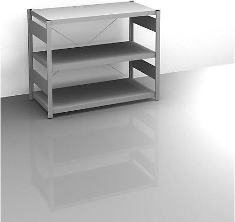 Actual product image kaiserkraft Sideboard boltless shelving unit, galvanised