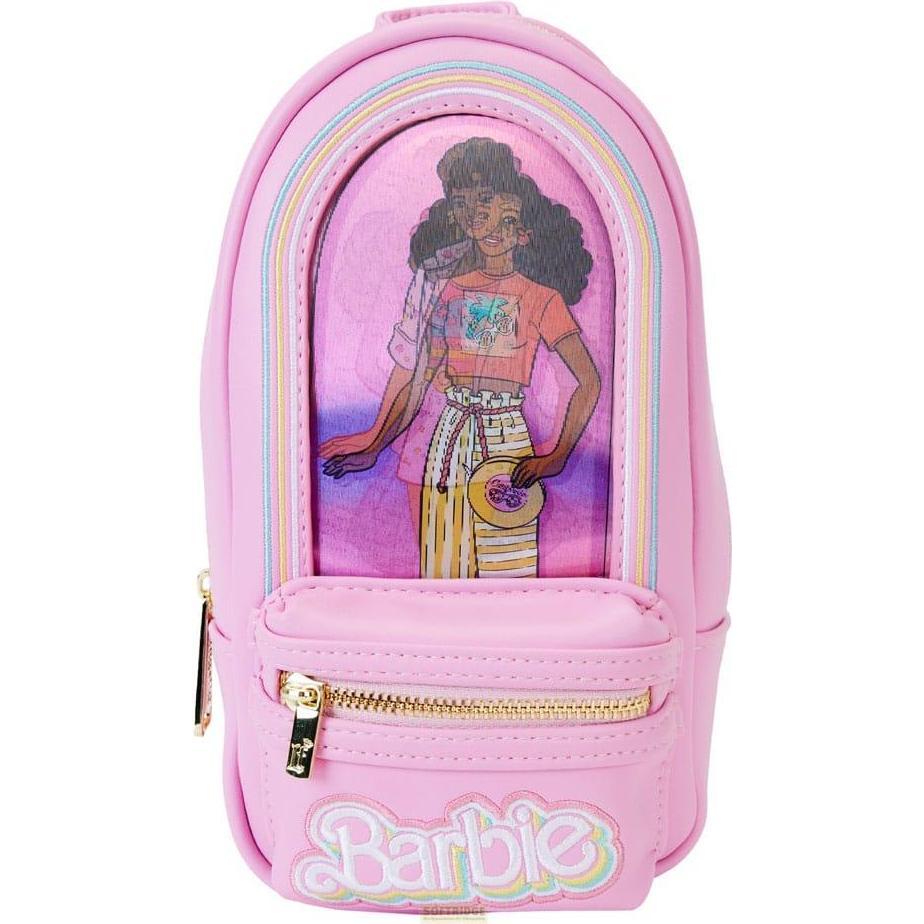Loungefly, Etui, Mattel by Federmäppchen Mini Backpack Barbie 65th Anniversary Doll Box