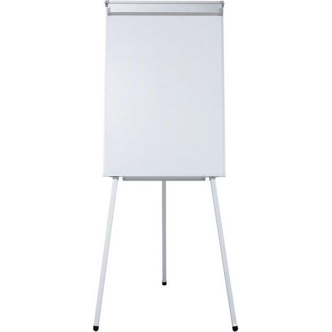 Lean Toys, Lavagna di presentazione, Magnetische Flipchart-Tafel auf Stativ, weiss, 70 x 100 cm (70 x 100 cm)