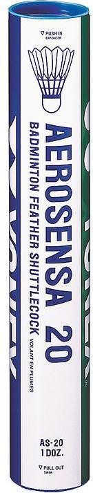 Actual product image Yonex Shuttlecock Aerosensa 20 12Pack