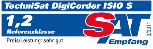 Actual product image TechniSat DigiCorder ISIO S, 2x DVB-S2, 2x CI+, silver (500 GB, DVB-S2)