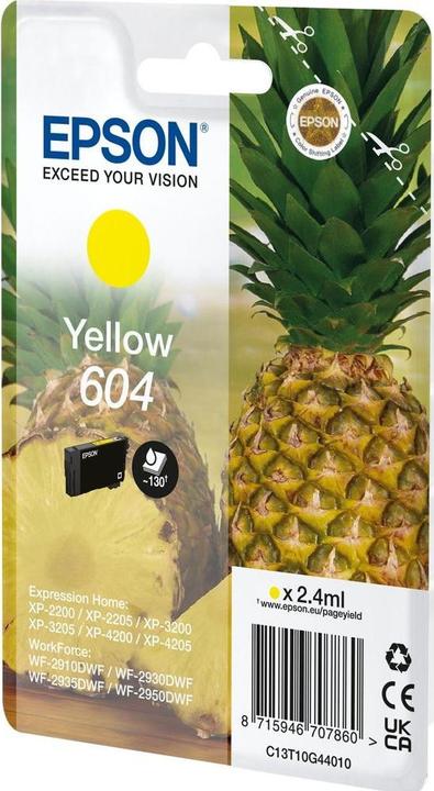 Actual product image Epson 604 (Y)