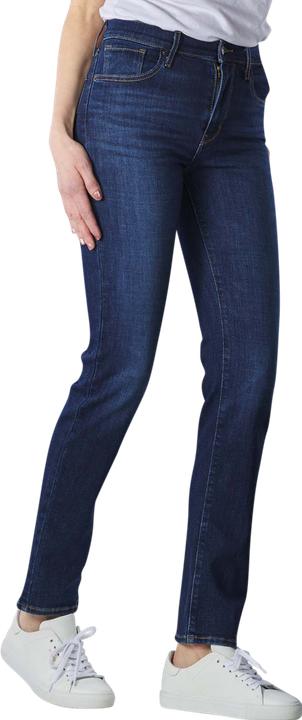 Actual product image Levis 724 Jeans High Rise Straight carbon glow (W25/L30)