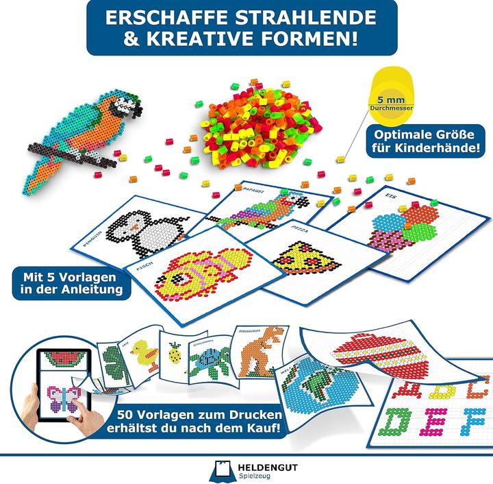 Produktbild Haldengut Mega-Bügelperlen-Set