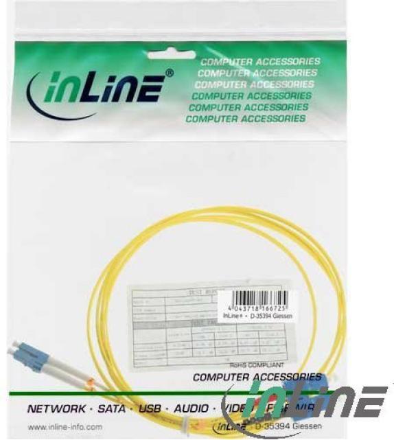 Produktbild InLine LWL Duplex Kabel (U/UTP, CAT6, 2 m)