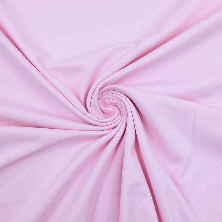Immagine prodotto Stoffrestposten Jersey di cotone - Rosa chiaro - Quantità minima di vendita: 1 metro