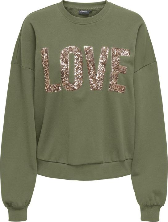 Produktbild Only Damen Sweater Ohne Kapuze Onlkatya L/S Love Olive (M)