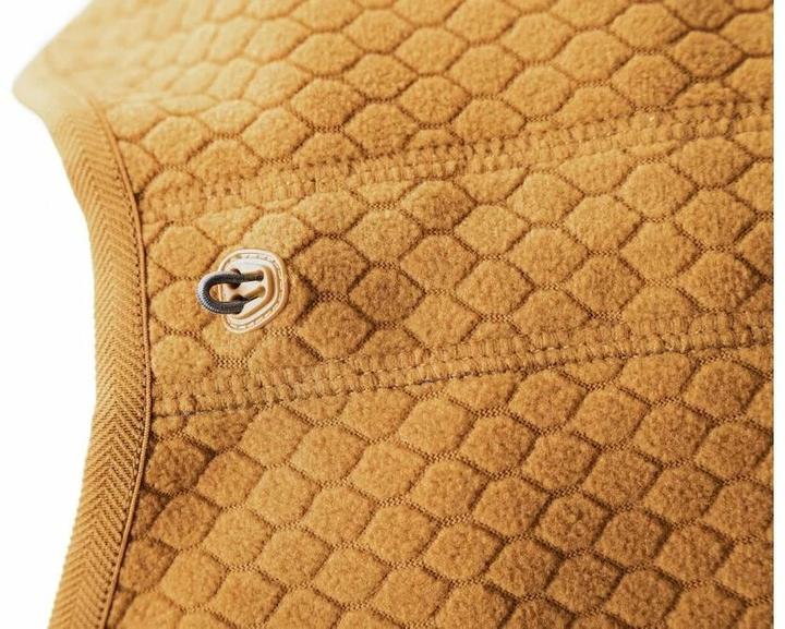 Actual product image Hurtta Winter Coat Warming Midlayer ECO, 55, Mustard (55, Dog coat)