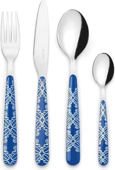 Guzzini FUSION Set of 24 cutlery Mediterranean Blue 28195076 (24 pz., Set di posate)