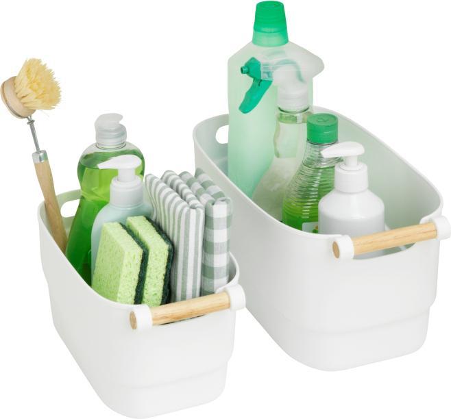 Actual product image Wenko Organiser with wooden handle (14.50 cm)