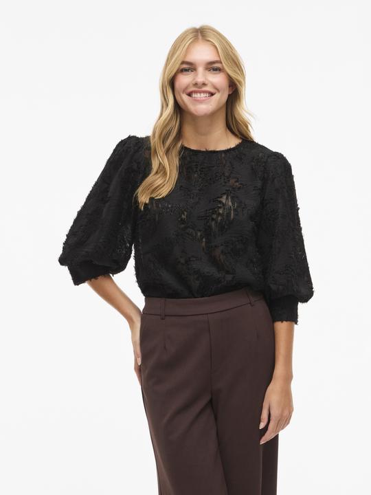 Immagine prodotto Vila VITATE Rundhals Oberteil mit 3/4-Ärmeln (34)