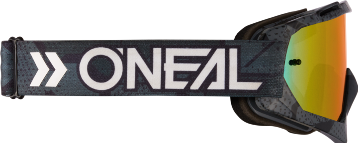 Image du produit O Neal B-10 Goggle CAMO V.22 noir/blanc - radium red (noir blanc, Noir Blanc)