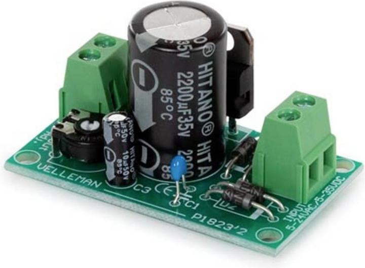 Actual product image Whadda 1A Power supply module