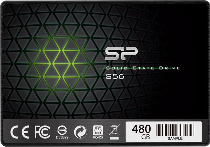 Silicon Power Slim S56 - 480 GB SSD - internal - 2.5" (6.4 cm) (480 GB, 2.5")