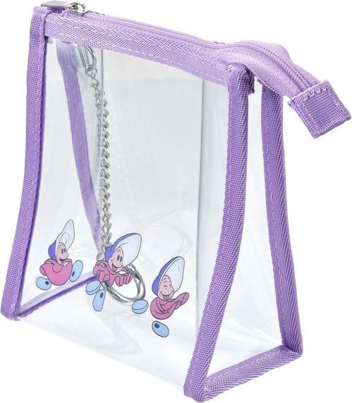 Immagine prodotto Disney Young Oyster con moschettone trasparente - Borsa per cosmetici