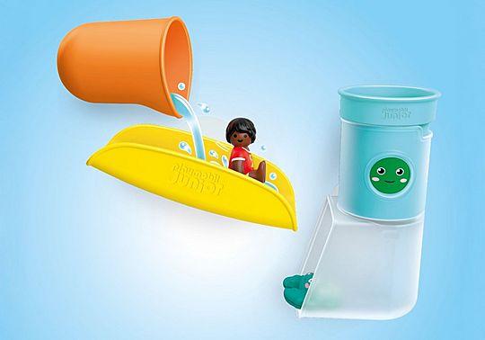 Immagine prodotto Playmobil JUNIOR AQUA: vasca a cascata con scivolo (71775, Playmobil Junior)