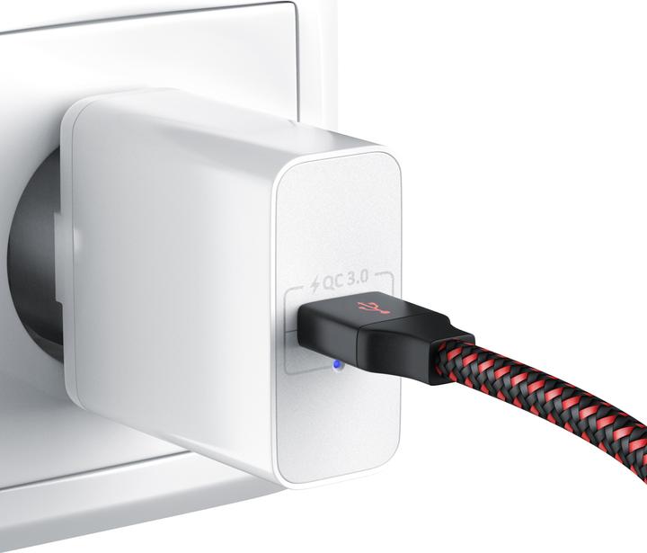 Actual product image Aplic USB charger 3000 mA, power supply with fast charging function, Quick Charge 3.0, Smart Charge, white (18 W, 1 portion)