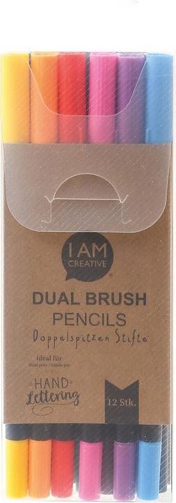 Immagine prodotto I Am Creative Matite a doppio pennello (12x)