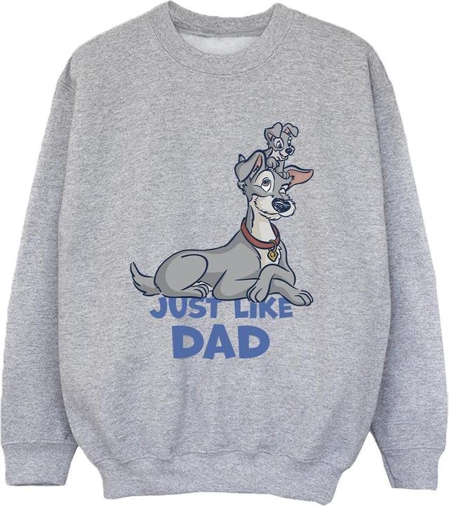 Produktbild Disney Lady And The Tramp Just Like Dad Sweatshirt Jungen (140, 146)