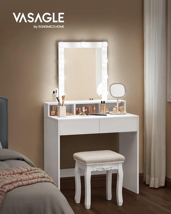 Image du produit Songmics Coiffeuse (80 x 40 x 145 cm)