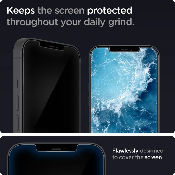 Produktbild Spigen Glas TR Displayschutzfolie 1 St. (1 Stück, Apple iPhone 12)
