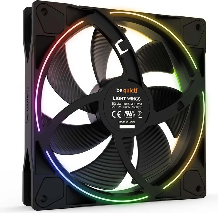 Actual product image be quiet! Light Wings (140 mm, 1x)