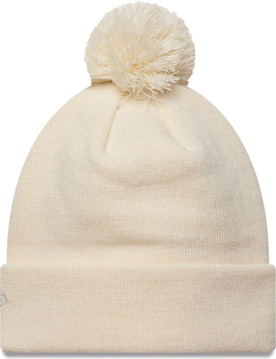 Actual product image New Era Damen Bobble Wintermütze Metallic Ny Yankees Beige