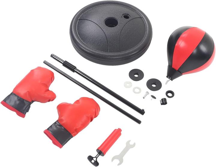 Produktbild Hudora Punchingball mit Boxhandschuhen und Pumpe (130 cm, 3.42 kg)