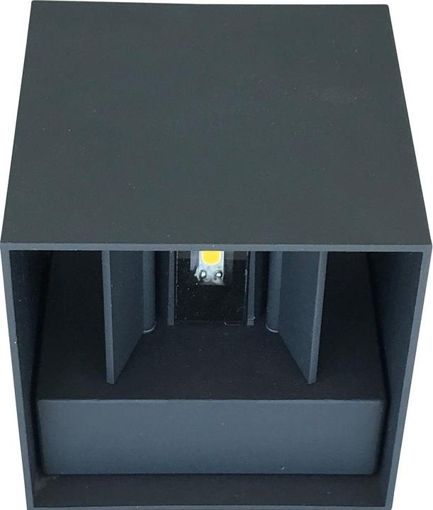 Actual product image Z-Licht Wall lamp cube LED 10W black (1000 lm)