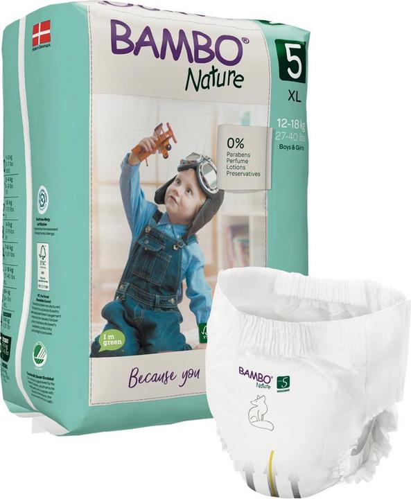 Actual product image Bambo Training diapers (Size 5, Pack, 19 Piece)