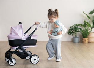 Produktbild Smoby Puppenwagen Quinny Maxi Cosi 3 In 1 Soft Rosa