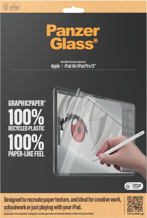 Actual product image PanzerGlass Ultra-Wide Fit (1 pcs., iPad Air 13 2024 (M2), iPad Air 13 2025, iPad Pro 13 2024 (M4))