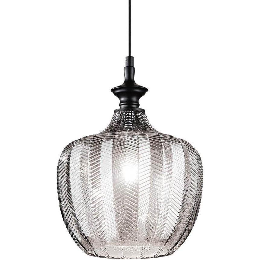 Ideal lux, Pendelleuchte, LORD Pendelleuchte E27 ⌀230mm dimmbar Rauchglas 263649 (E27)