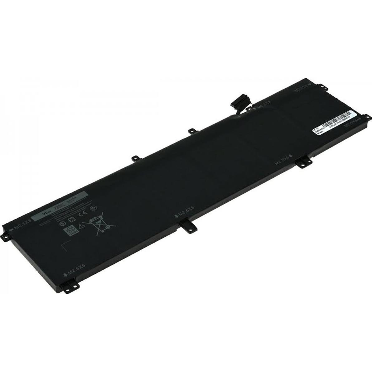 AGI Akku kompatibel mit Dell XPS 15 9530 (8100 mAh), Notebook Akku, Schwarz