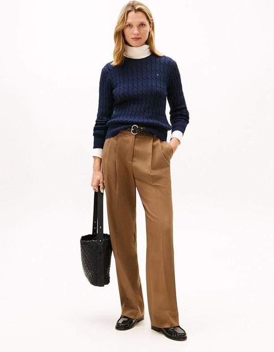 Image du produit Tommy Hilfiger Pullover à câbles mi-longs GG C-NK LS SWT (S)