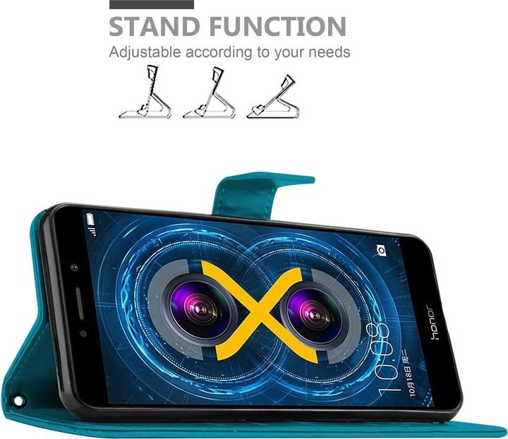 Produktbild Cadorabo Flower Book Cover (Honor 6X)