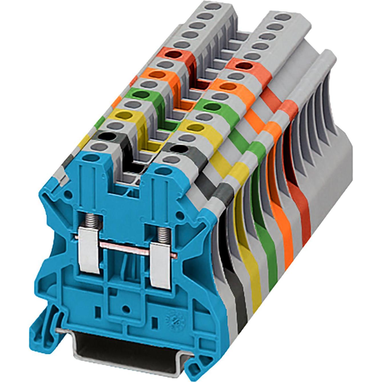 Thumbnail - Siemens, Verteilerschrank Zubehör, Reihenklemme 1Etage 2kl sw 30A TS35 8WH1000-0AG08